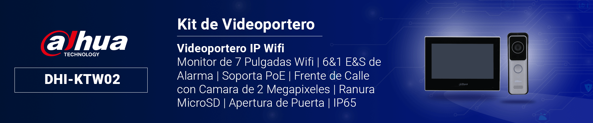 Videoportero IP Wifi DHI-KTW02 Videoportero IP Wifi DHI-KTW02/lemuria