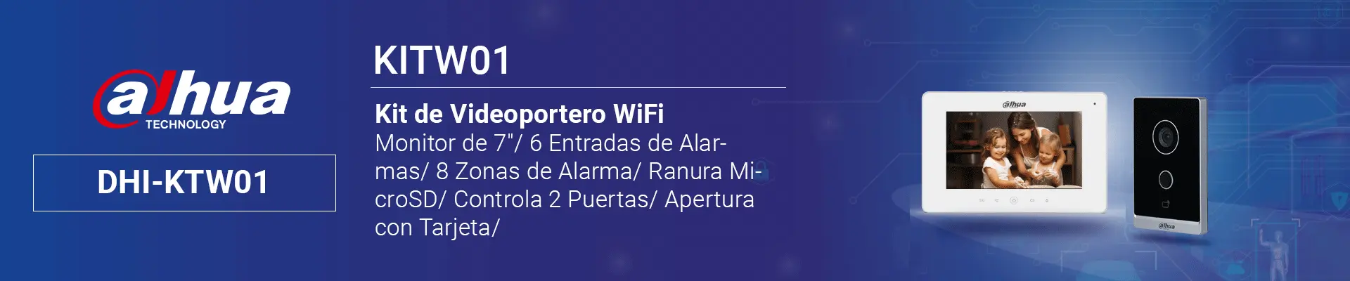 kit de videoportero WIFI KTW01 Dahua kit de videoportero WIFI KTW01 Dahua/lemuria