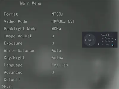 Dahua Menu OSD Dahua Menu OSD/lemuria