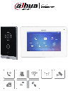 DAHUA KTW01 - Kit de Videoportero WiFi/ Monitor con Pantalla de 7"/ 6 Entradas de Alarmas/ 8 Zonas de Alarma/ Ranura MicroSD/ Graba y Captura Imágenes/ Cámara de 2MP con WDR Real e IR/ Controla 2 Puertas/ Apertura con Tarjeta/
